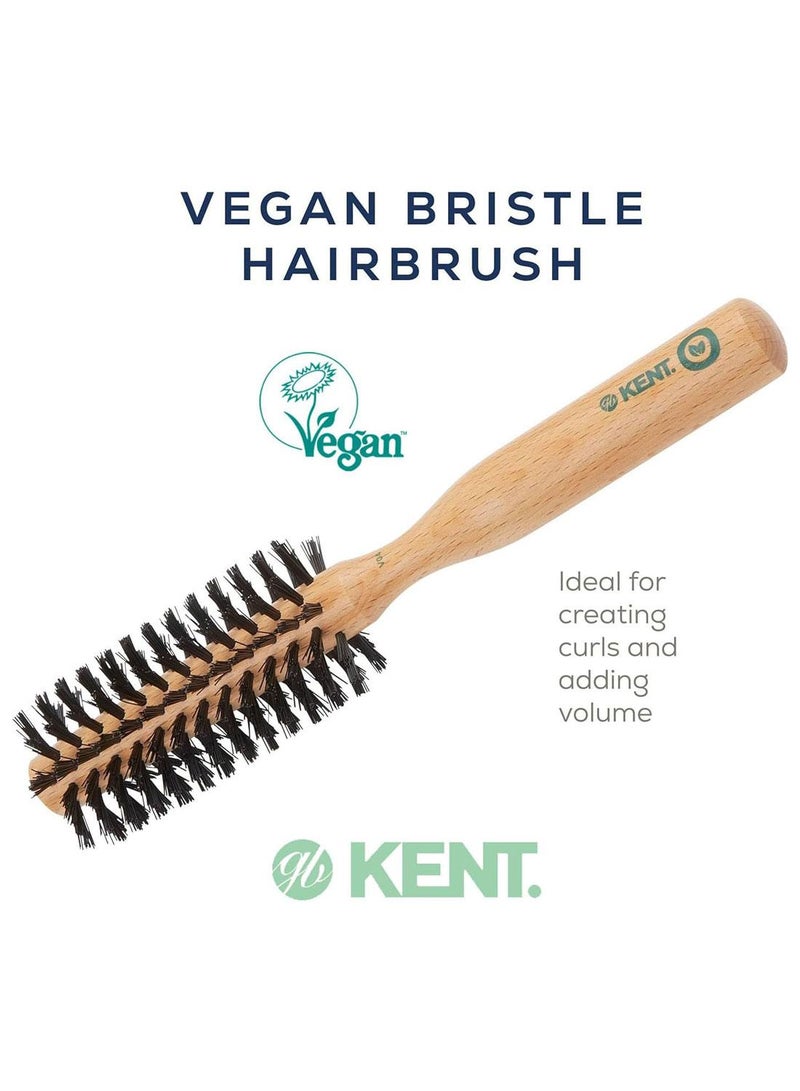 KENT V04 Vegan Bristle Round Brush - 45mm Eco-Friendly Blow Dry Brush for Volume, Curl and Smooth Styling - Cruelty-Free - Image 3