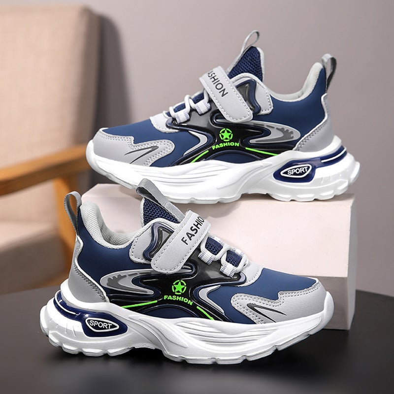 Mesh Sneakers Lightweight Flexible Sole Walking Shoes For Kids Indoor And Outdoor Activities - Image 1