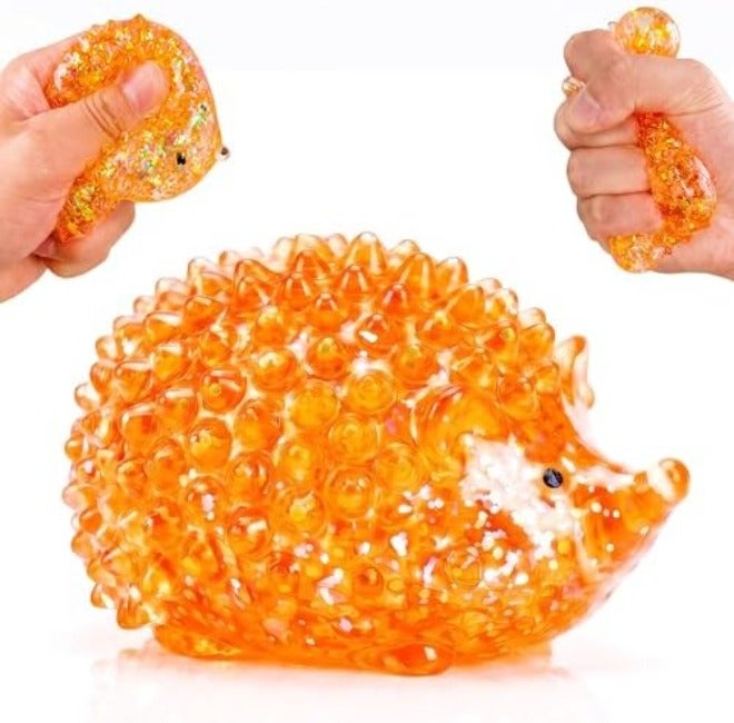 EVDERS 1Pcs Hedgehog Squishy Sugar Ball, Slow Rise Stress Relief Toy for Kids - Image 3