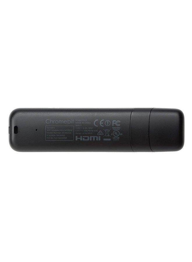 أسوس جهاز كرومبيت CS10 RK3288C ببطاقة ذاكرة eMMC بسعة 16 جيجابايت وذاكرة رام بسعة 2 جيجابايت وبطاقة رسومات إيه أر إم مالي-T764 أسود - Image 2