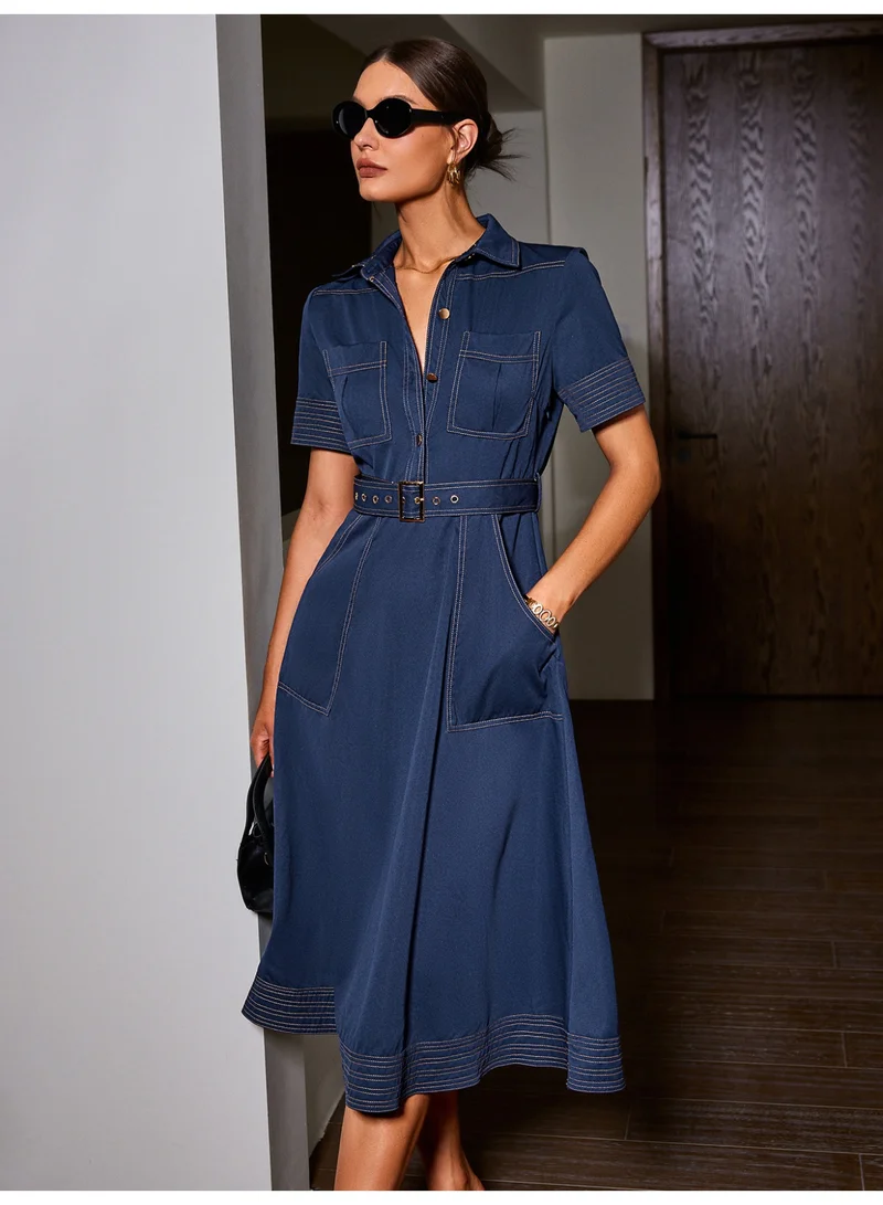 SIMPLEE Women's Summer Elegant DressLight & Comfortable Lightweight Cotton Blend Perfect for Outings