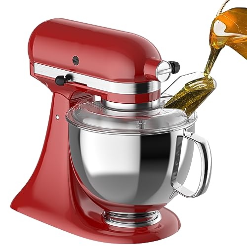 FOCOllK Pouring Shield for KitchenAid 4.5-5QT Mixer Bowl(Stainless Steel, Glass, Ceramic) - Secure Fit Splash Guard for KitchenAid Tilt-Head Stand Mixers and Dishwasher Safe - Image 2