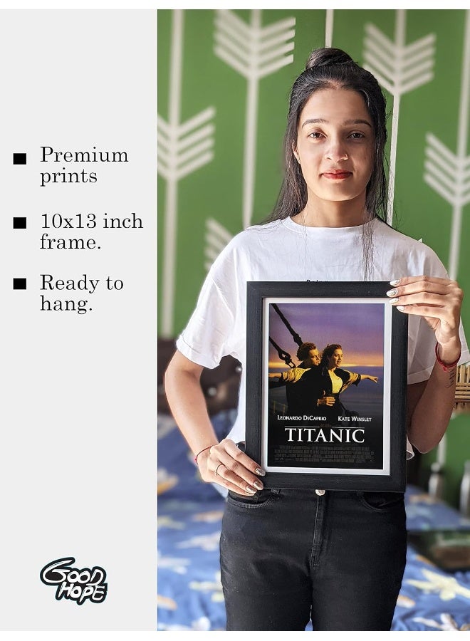 GRAY WALL Good Hope Titanic Movie Framed Poster 10x13 Inch Wall Art - Image 3