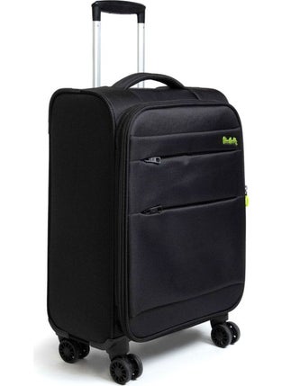 pierre cardin Licensed Ultra Light Black Fabric Unisex Medium Size Suitcase 
04PC4200-02 Medium Size 1-pack Licensed Fabric C  - Image 1