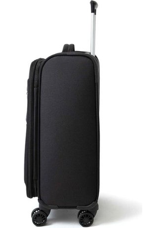 pierre cardin Licensed Ultra Light Black Fabric Unisex Medium Size Suitcase 
04PC4200-02 Medium Size 1-pack Licensed Fabric C  - Image 2