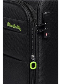 pierre cardin Licensed Ultra Light Black Fabric Unisex Medium Size Suitcase 
04PC4200-02 Medium Size 1-pack Licensed Fabric C  - Image 5