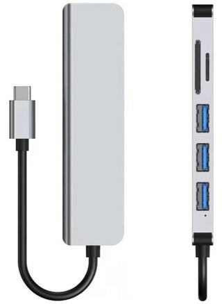 USB-C Hub.USB C Docking Adapter. 6-In-1 USB To HDMI Multi-Port Adapter Compatible With USB C Laptops And Other Type C Devices (4K HDMI USB3.0 SD/TF Card Reader 100W PD, Titanium Empty Gray - pzsku/Z8C6CE50881F8A3278420Z/45/_/1672496603/d91ef6f2-9b57-4eca-acc2-ab05c8527805