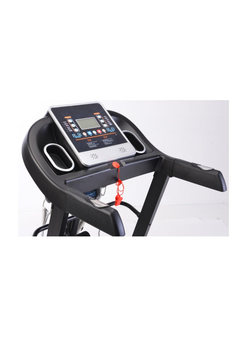 H PRO HM Sports Home Foldable Treadmill with 2.5HP Peak Motor – 12 Preset Programs, LCD Display, Heart Rate Monitor & Safety Key - Image 2