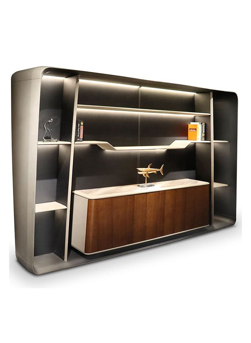 HUIMEI Huimei H09B Office Cabinet Brown Color  - Image 1