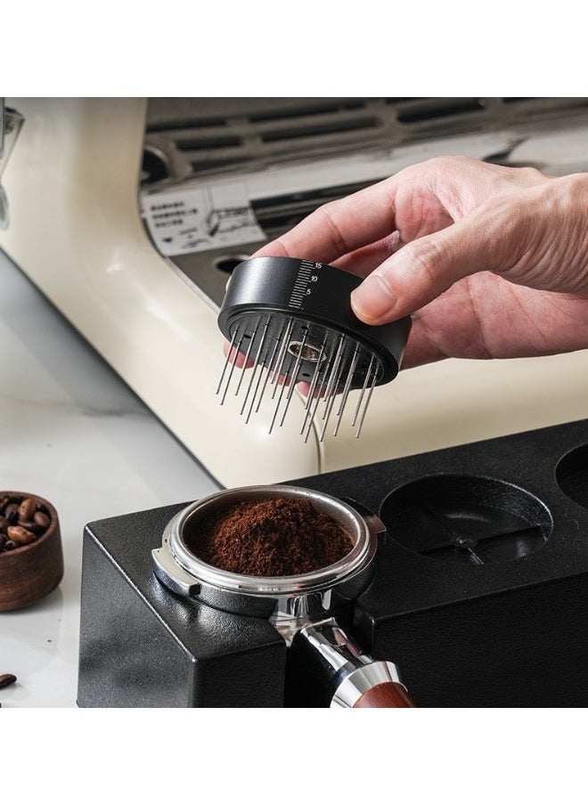 Generic - Coffee leveled ripple tamper with needle distributer 58mm - Image 1