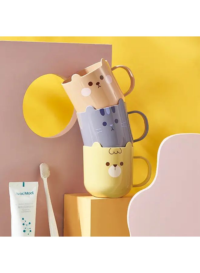 Fun Cartoon Plastic Toothbrush Cup Assorted Varieties Easy Clean Oral Care Holder - Image 3