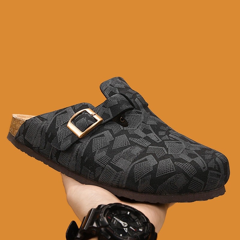 2026 كلاسيكي جديد كل الموسم Birkenstock-Style Cork Slippers Mules في الهواء الطلق High-End زوجين الحذاء العادي - Image 3