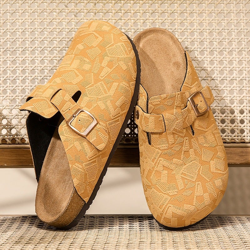 2026 كلاسيكي جديد كل الموسم Birkenstock-Style Cork Slippers Mules في الهواء الطلق High-End زوجين الحذاء العادي - Image 5