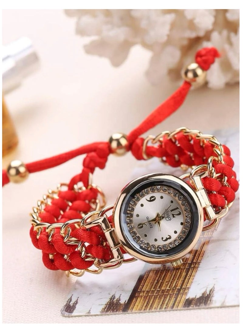 سلوجي ساعة نسائية أنيقة وعصرية بسوار قابل للتعديل - Image 1