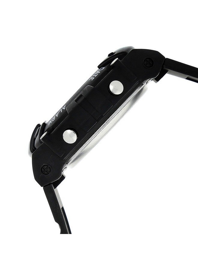 Sonata SF Digital Dial Black Plastic Strap Watch for Men-NS7982PP05 - Image 2