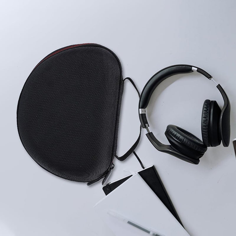 Hard Shell Travel Case For T450BT 500BT Headphones Zipper Protective Carrying Bag Black - Image 5