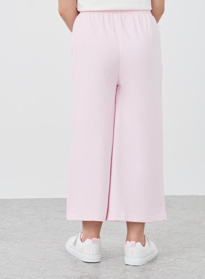 Styli Styli Solid Wide Leg Pants with Pintuck Detail  - Image 4