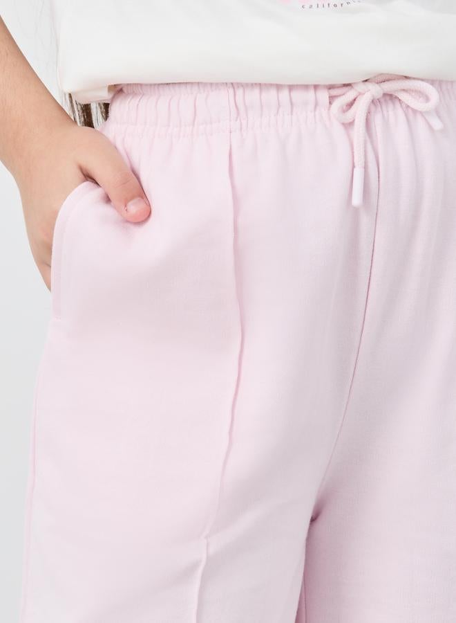 Styli Styli Solid Wide Leg Pants with Pintuck Detail  - Image 3