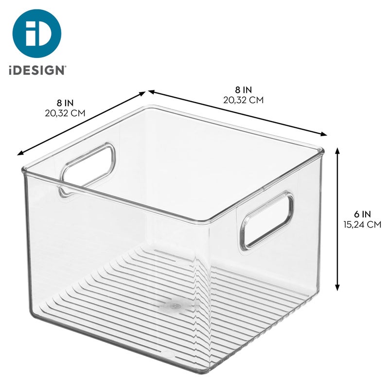 InterDesign iDesign Pantry Storage Bin with Handles for Kitchen Cabinets or Fridge - Clear - Made in USA - Image 4