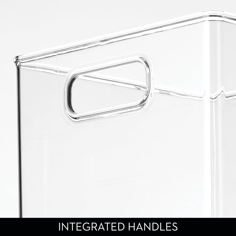 InterDesign iDesign Pantry Storage Bin with Handles for Kitchen Cabinets or Fridge - Clear - Made in USA - Image 5
