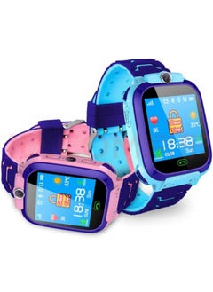 Generic Gift Smart Children's Phone Watch Waterproof Positioning Touch Screen For Primary And Secondary School Students Boys And Girls HD Multi-function-Color:Cross-border/Version Z5 Blue Ordinary Version  - Image 1