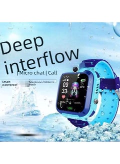 Generic Gift Smart Children's Phone Watch Waterproof Positioning Touch Screen For Primary And Secondary School Students Boys And Girls HD Multi-function-Color:Cross-border/Version Z5 Blue Ordinary Version  - Image 3