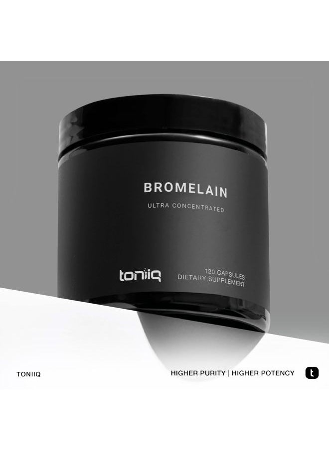 Toniiq Bromelain Ultra Concentrated 120 Capsules  - Image 3