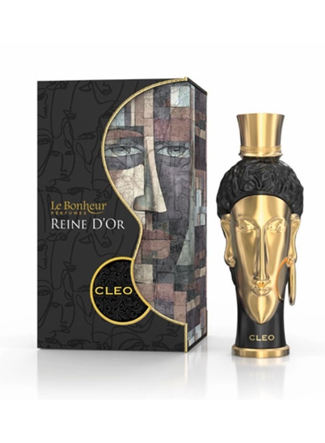 Le Bonheur Perfumes, Reine Dor Clio Eau de Parfum 100ml, Unisex Oriental Spicy Perfume, Long Lasting Luxury Fragrance, Sage, Peach, Cinnamon, Guaiac Wood, Tobacco, Marigold, Saffron, Violet, Orange Blossom - Image 1