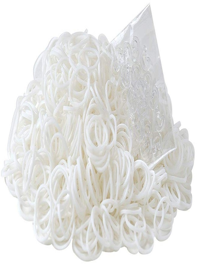 The Beadery - WonderLoom Bands, White - 600 Bands, 24 C-Clips - 7295073 - Image 2