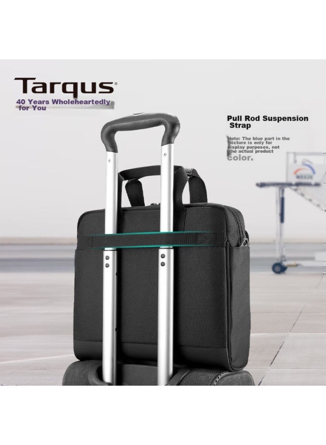 Targus Laptop Bag, 15.6-inch Business Lightweight Briefcase, Handbag, Single Shoulder Bag, Black, 515 - Image 4