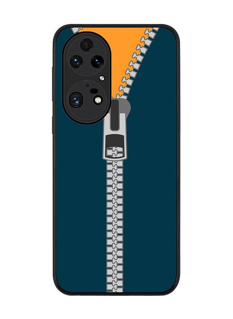 Rugged Black edge case for Huawei P50 Pro Slim fit Soft Case Flexible Rubber Edges Anti Drop TPU Gel Thin Cover - Zipper