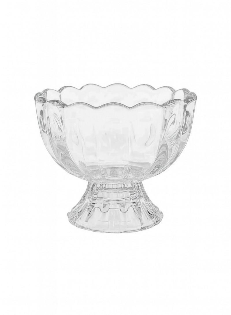 AL-GANNAS 12-Piece 160ml Crystal Glass Dessert Cups with Base | Elegant Serving Bowls for Ice Cream, Pudding & Sweets - Image 3