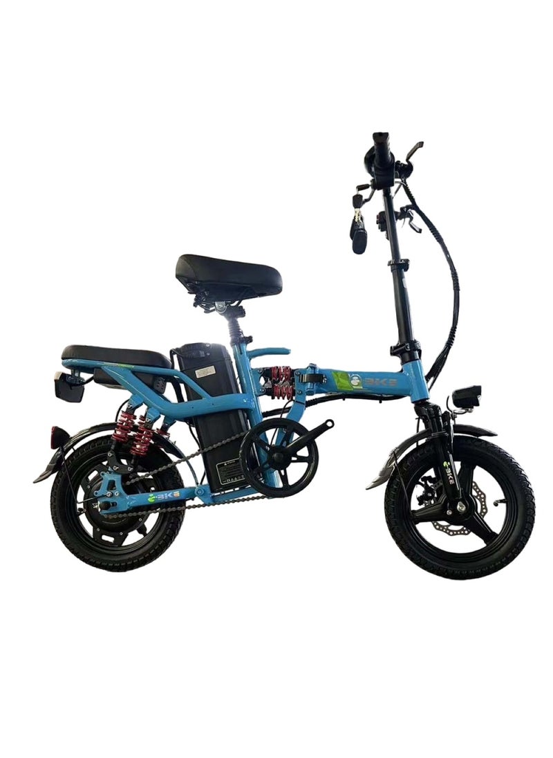 Aster - Electric Bike with 500W Motor and Battery 48V 10 Ah Blue - Image 1
