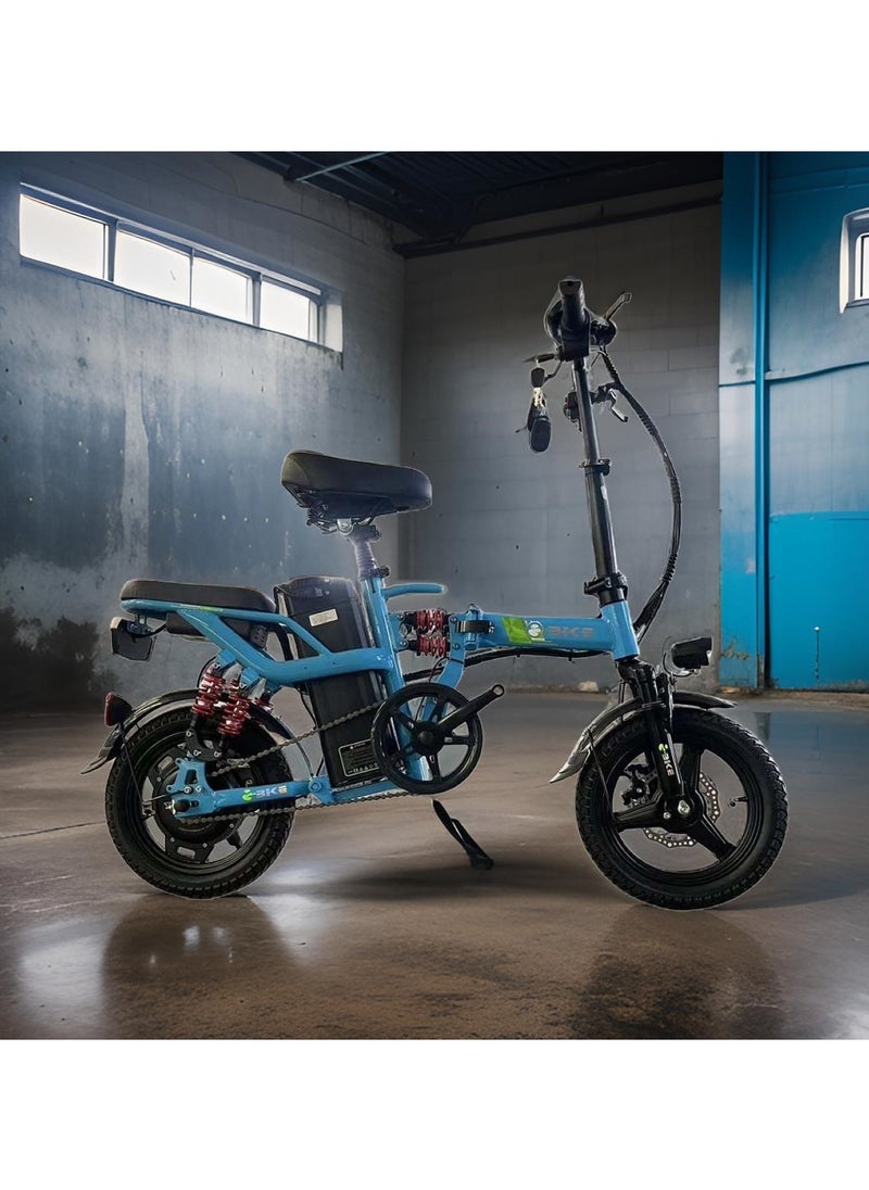 Aster - Electric Bike with 500W Motor and Battery 48V 10 Ah Blue - Image 1