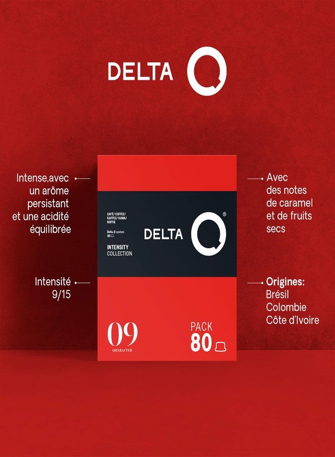 Delta Q Qharacter Espresso Pods for Delta Q machines - Intensity 9, Nuts & Caramel Notes, XXL Pack - 80 Capsules - Image 3