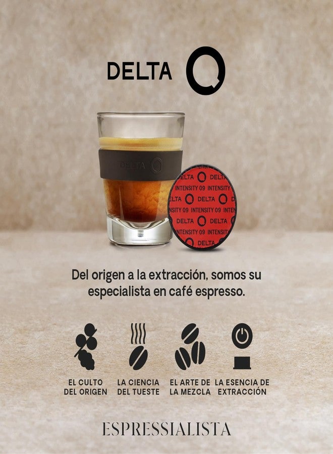 Delta Q Qharacter Espresso Pods for Delta Q machines - Intensity 9, Nuts & Caramel Notes, XXL Pack - 80 Capsules - Image 5
