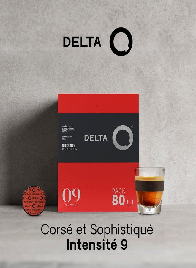 Delta Q Qharacter Espresso Pods for Delta Q machines - Intensity 9, Nuts & Caramel Notes, XXL Pack - 80 Capsules - Image 2