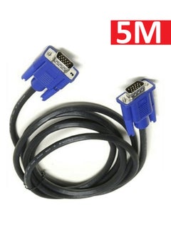 Generic VGA to VGA Monitor Cable HD15 Male to Male for TV Computer Projector (5 M)  - Image 1