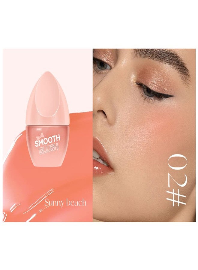 Joyeee 3 Pack Liquid Blush Set, Rose Blush, Light Pink Blush, Tangerine Orange Blush for White Fair Skin, Daughter Teen Girls Gift Idea, Vegan & Cruelty-Free, 0.28fl.oz /8ml (#01#02#03) - Image 4
