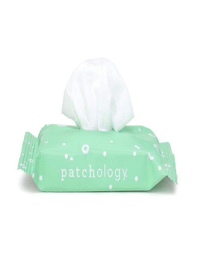 Patchology Clean AF Facial Cleansing Wipes - On-The-Go Refreshing Travel Size Face Wipes for Removing Dirt and Oil - Makeup Remover Wipes for Sensitive and Oily Skin (1 Pack) - Image 2