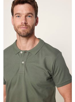Tudors Tudors Slim Fit Plain Polo Neck Men's T-Shirt - Tudors  - Image 4
