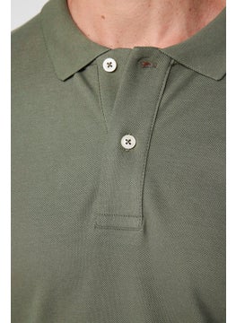 Tudors Tudors Slim Fit Plain Polo Neck Men's T-Shirt - Tudors  - Image 5