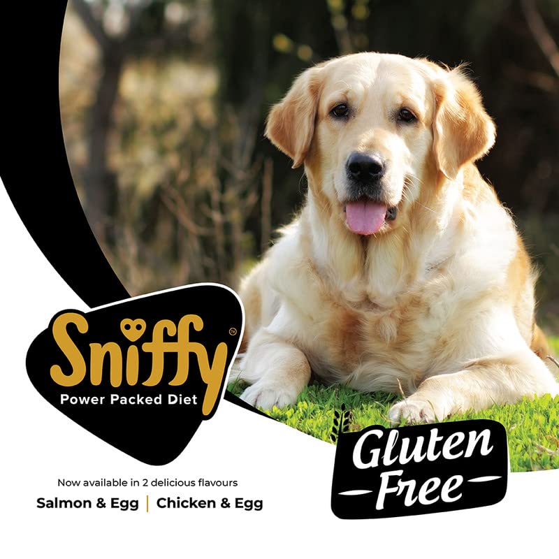 Sniffy Puppy Dry Dog Food - 3kg | Real Chicken & Egg, Power Packed High Protein Diet for All Breeds | Gluten Free Food for Dogs - Image 3