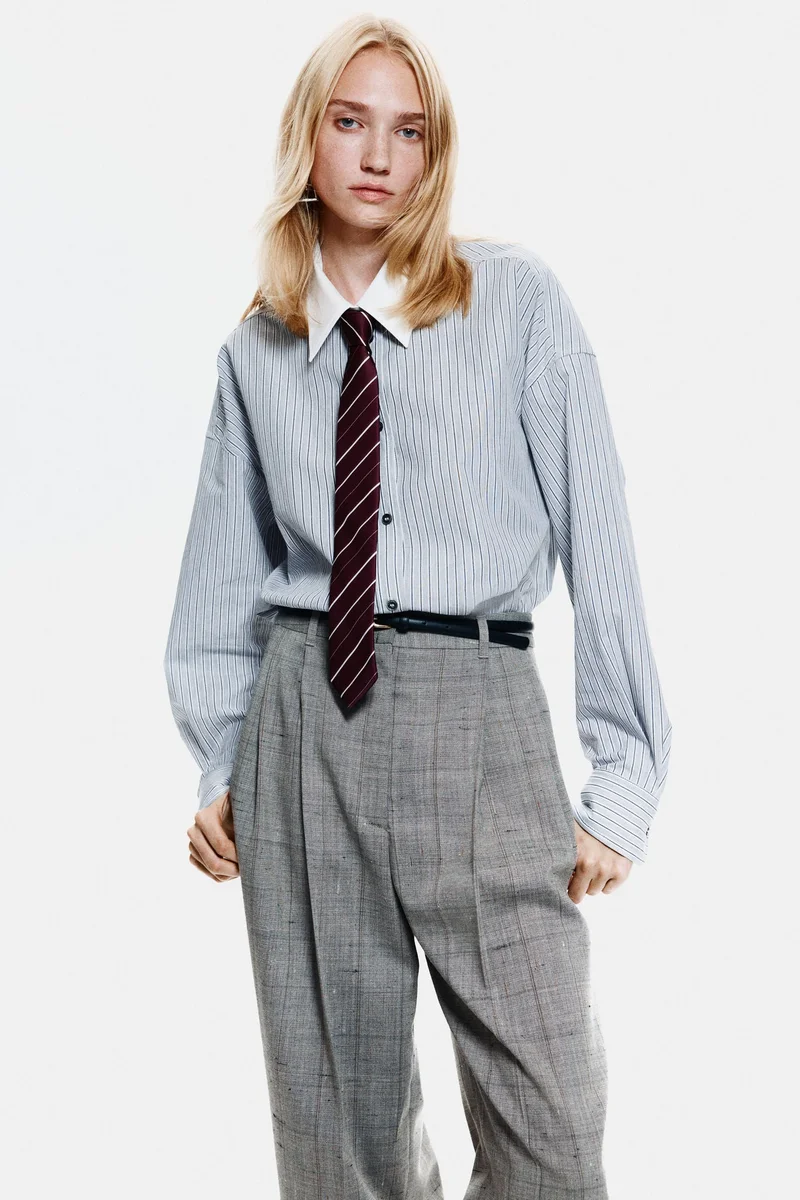 H&M Oversized poplin shirt