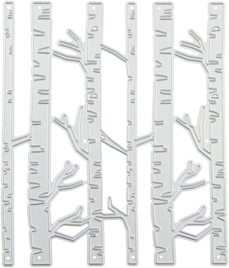 ZbFwmx Trees Cutting Dies Handmade DIY Paper Cards Album Decoration Stencils Template Embossing for Card Scrapbooking Craft Forest