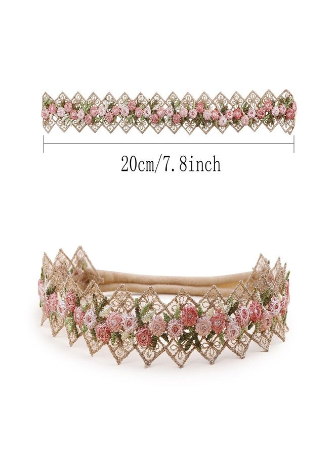 BFNAAgirl New Model Baby Girl Nylon Headbands Nylon Flower Elastic Hairbands 3pcs Hair Accessories Gift for Newborn Infant Toddlers (BF-Z38) - Image 4