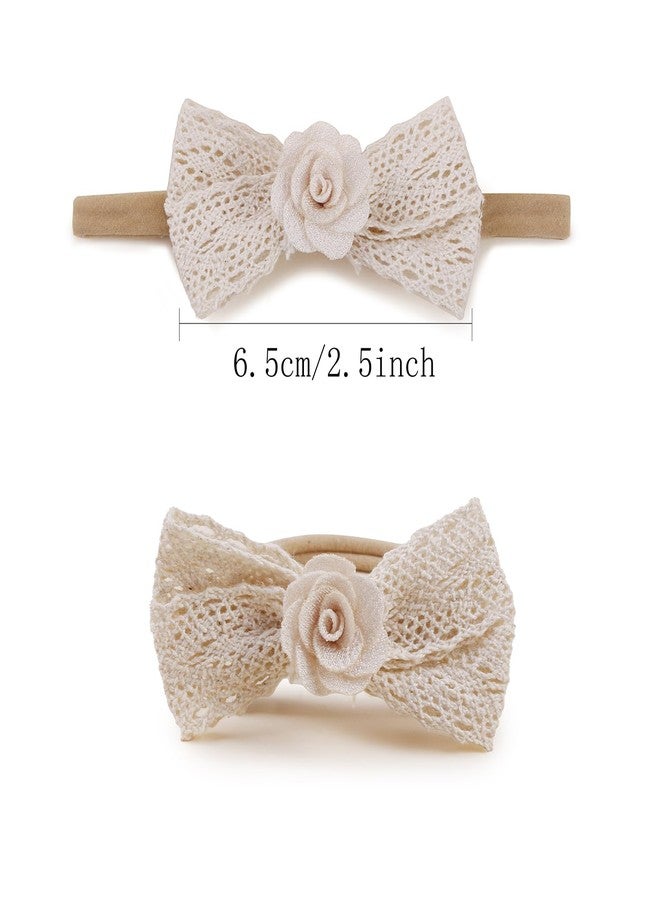 BFNAAgirl New Model Baby Girl Nylon Headbands Nylon Flower Elastic Hairbands 3pcs Hair Accessories Gift for Newborn Infant Toddlers (BF-Z38) - Image 3
