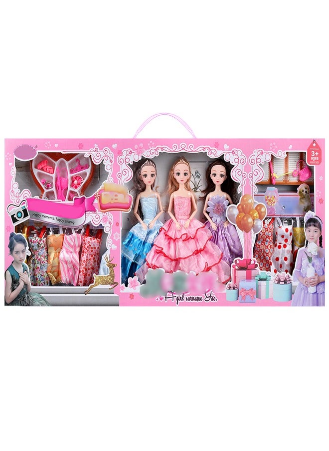 ZCM-HAPPY Mingrun Barbie Elsa Princess Doll Set Large Gift Box  - Image 1