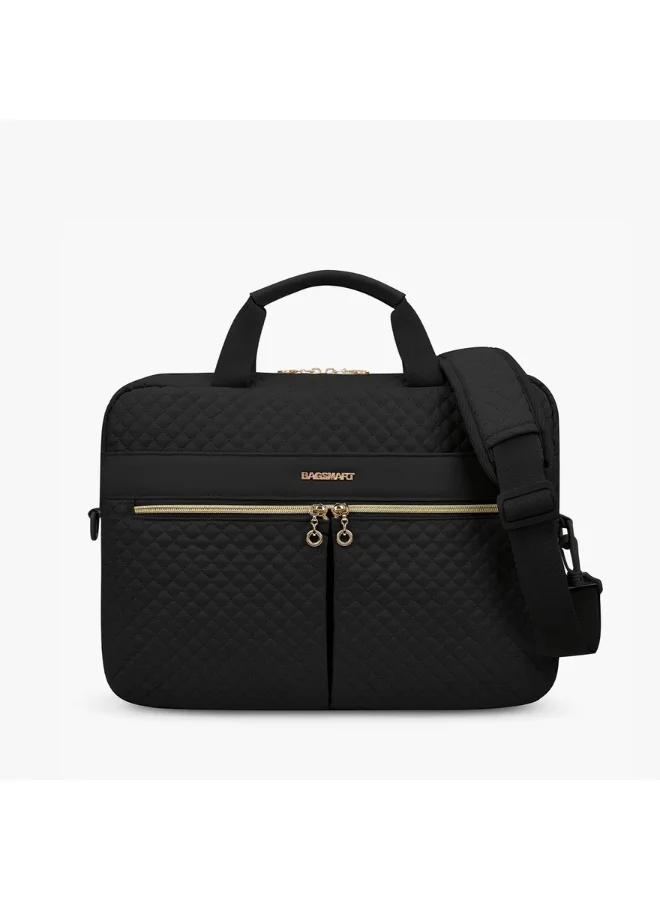 باج سمارت BAGSMART Black Bonchemin 15.6 Inch Large Laptop Case for Women