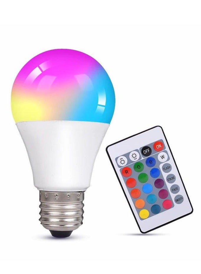 لمبة LED ذكية RGB مع ريموت كنترول 12 وات  - Image 1